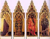 Four Saints of the Poliptych Quaratesi by Gentile da Fabriano
